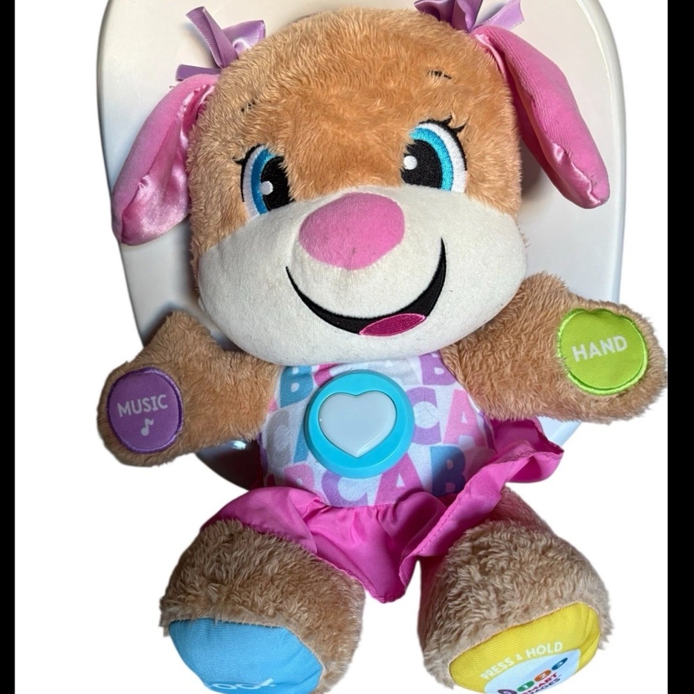 Fisher-Price Laugh & Learn Smart Stages Plush Bear with 75+ Songs & Sounds